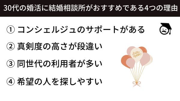 30代の婚活に結婚相談所がおすすめである4つの理由